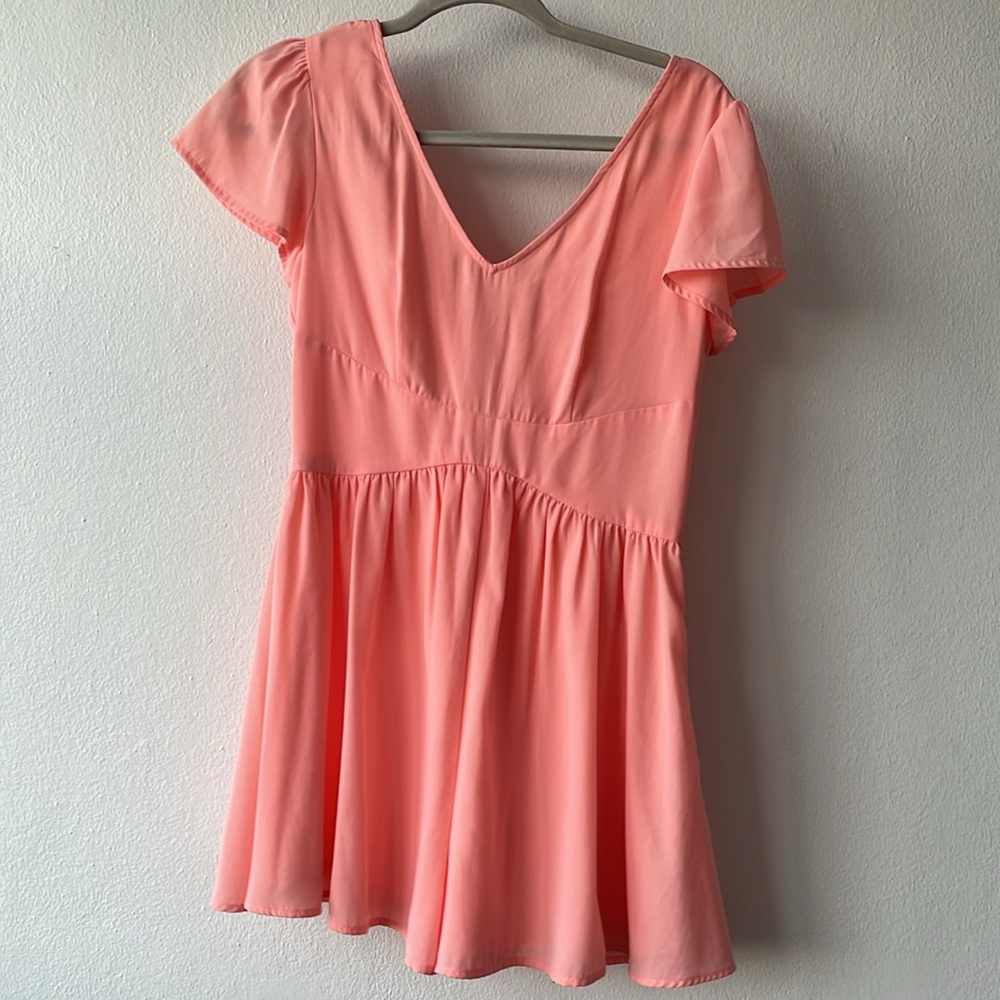 LA Hearts pink romper
